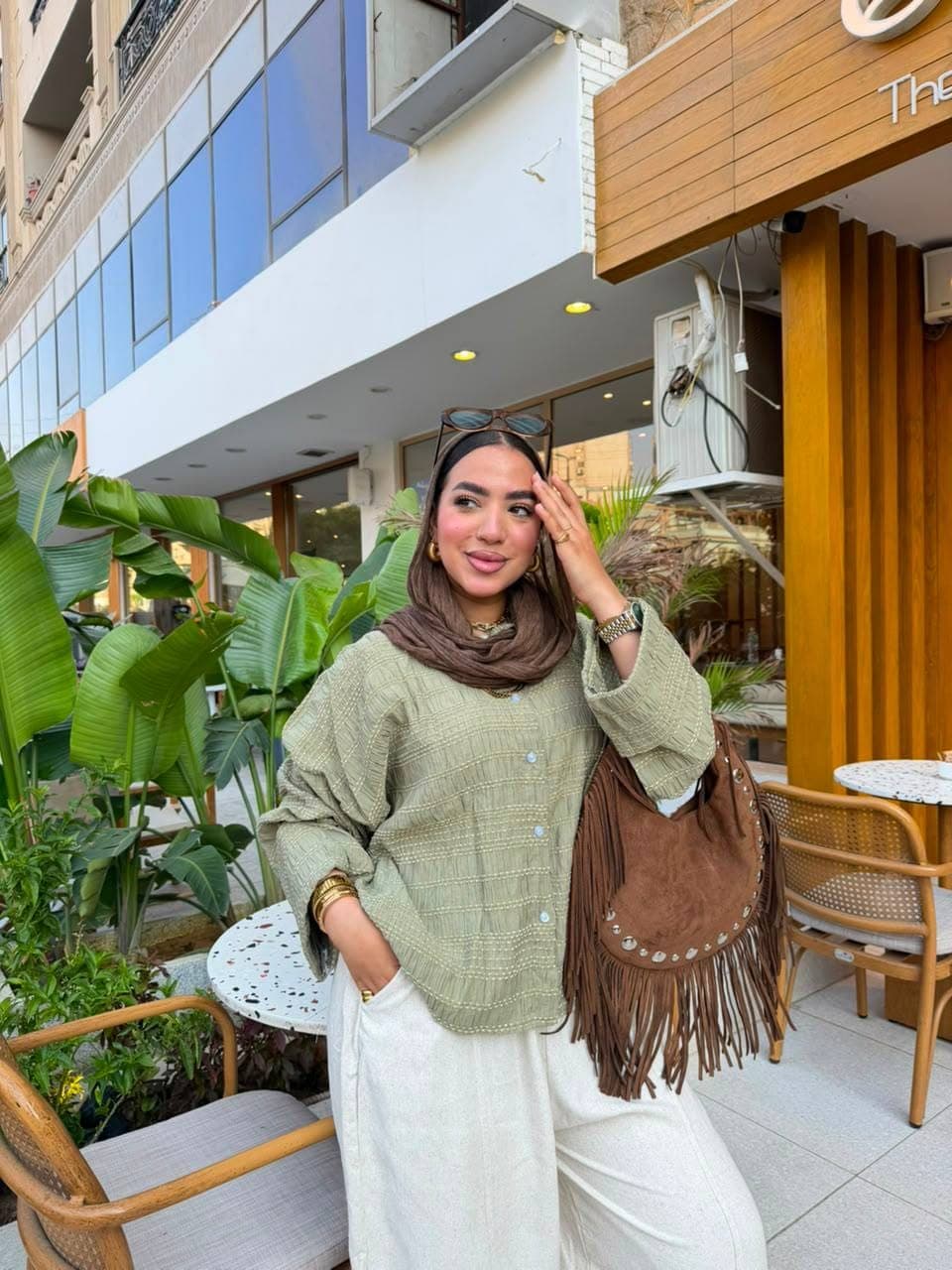 Textured Oversized Shirt
